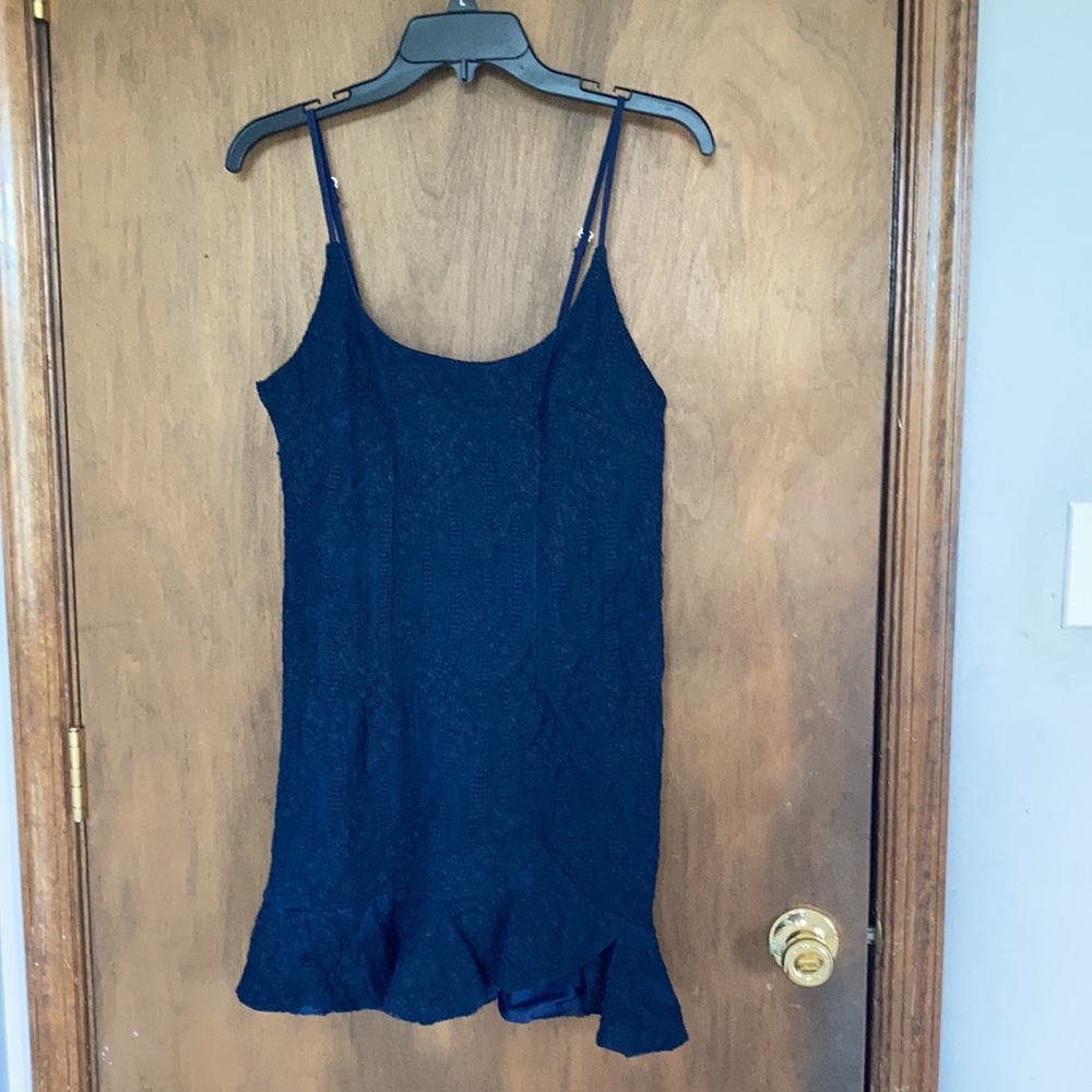 Saints & Secrets navy blue dress size L - Picture 5 of 17